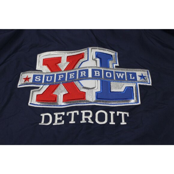 Reebok Super Bowl XL Windbreaker Jacket Men’s‎ Size XL Vintage Detroit 2006 - Picture 7 of 14
